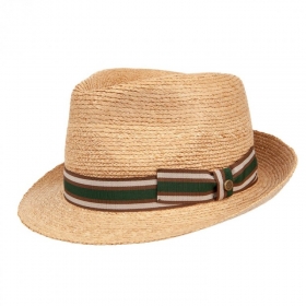 HUTTER Cappello Trilby Paglia Naturale