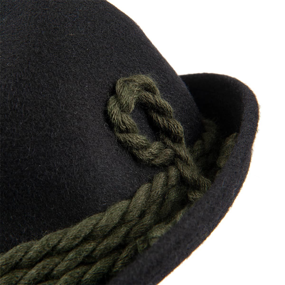 HUTTER | Cappello cacciatore premium in feltro lana con cordone verde --\u003e  cappelleria Hutstuebele - cappelli e berretti 