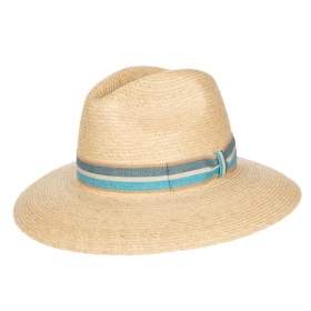 Cappello da donna Fedora Premium in rafia Mare
