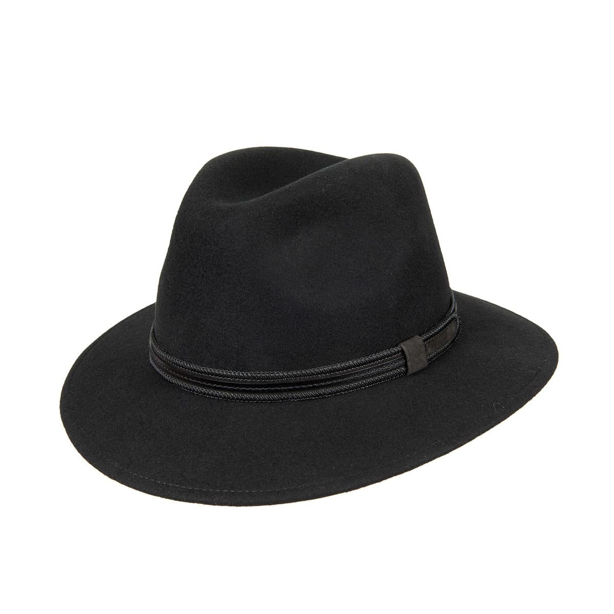 Cappello in feltro di lana per uomo e donna, HUTTER