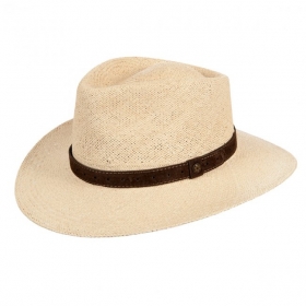 HUTTER   Cappello paglia Panama originale per uomo spor
