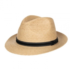 HUTTER | Elegante cappello Fedora in rafia