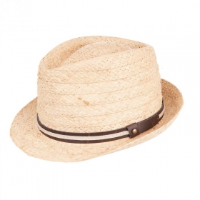 HUTTER | Cappello Trilby Raffia Elegante