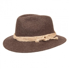 Cappello in feltro HUTTER Outdoor Traveller marrone