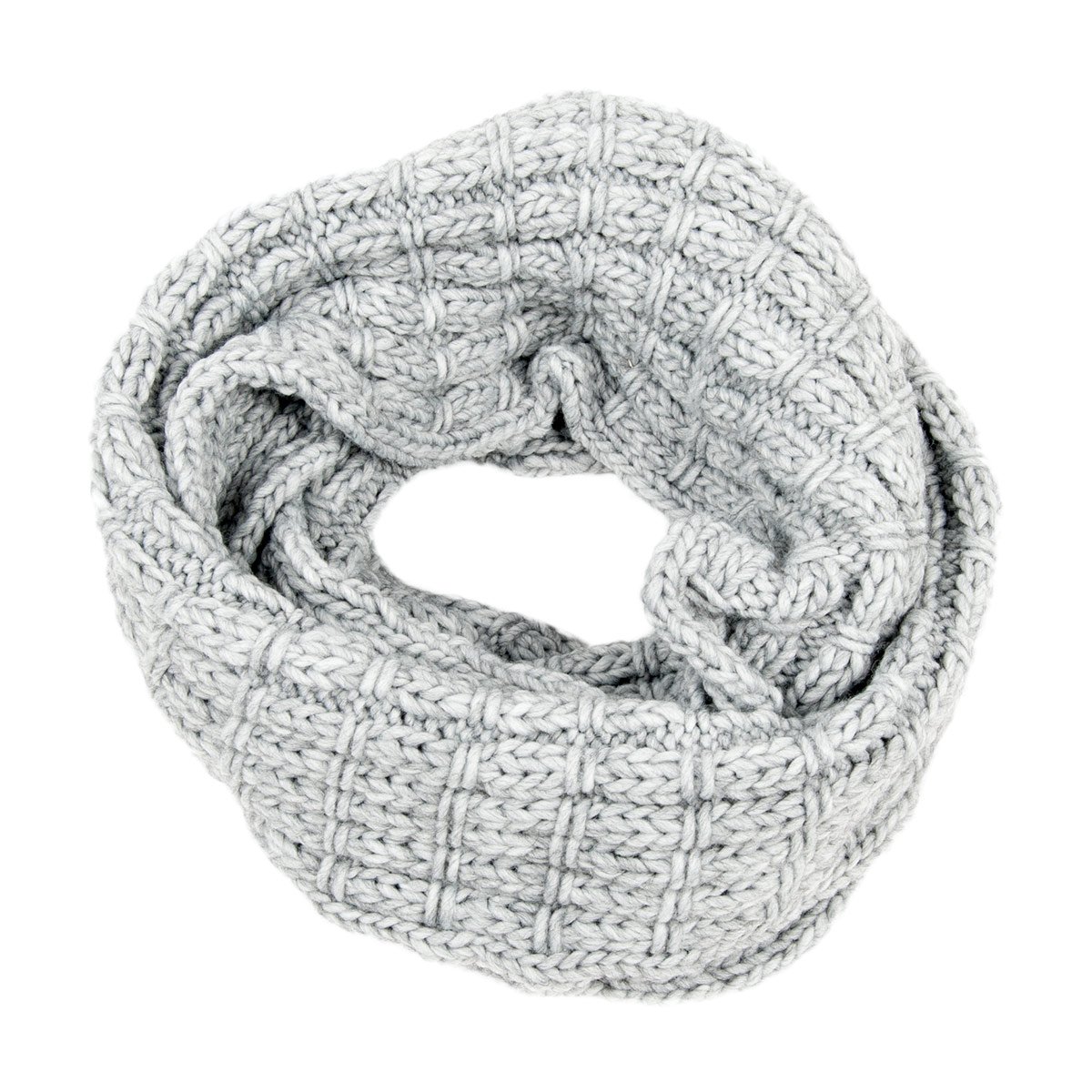 Pickapooh 100% Lana MERINO Sciarpa Loop Bambini Maglia Snood Collo