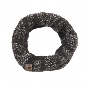 JAIL JAM | Elegante sciarpa ad anello in boucl� lurex