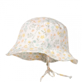 Cappello MAXIMO da bambina in tessuto con nastro da ann