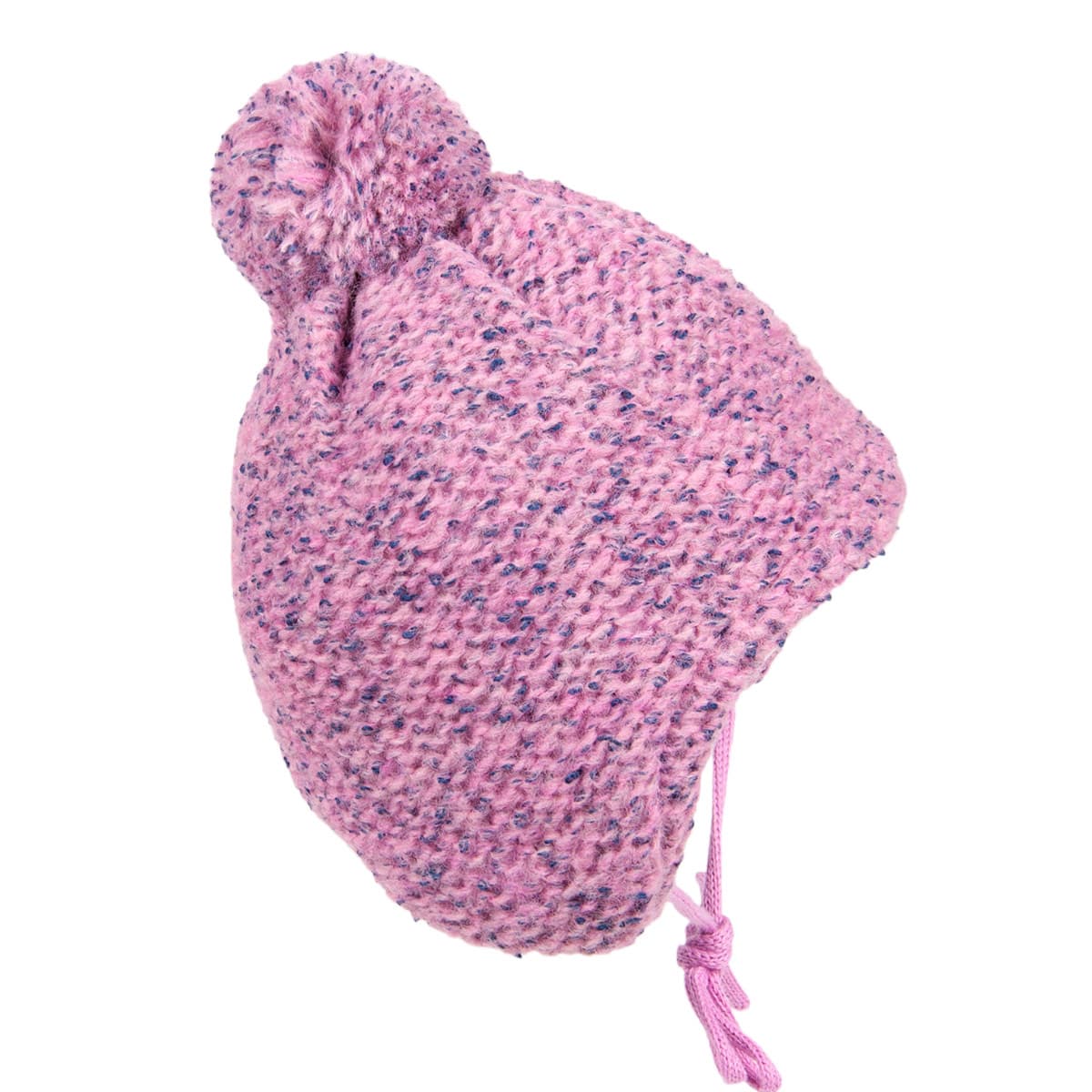 MAXIMO | cuffia bimba con pompon paraorecchie e lacci --\u003e cappelleria  Hutstuebele - cappelli e berretti per uomo donna b