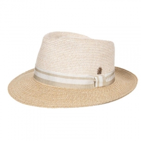 Cappello a righe di lino di tendenza di Mayser