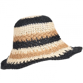 Cloche a righe alluncinetto - summer chic