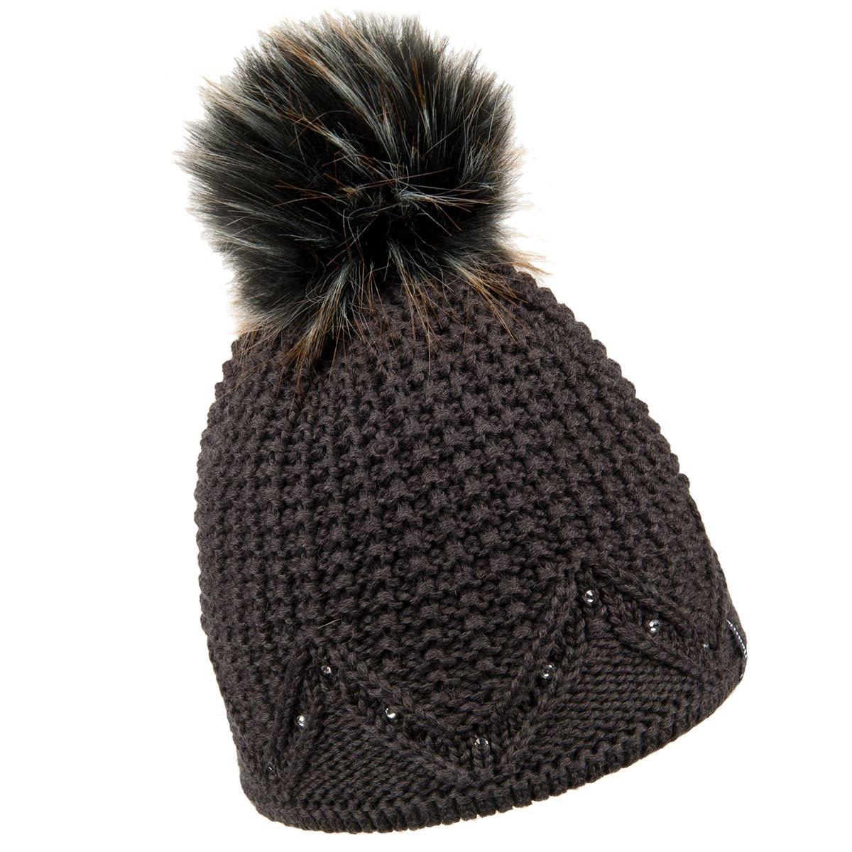 McBEANIE | berretto maglia com pompon ecologico e motivo strass --\u003e  cappelleria Hutstuebele - cappelli e berretti per uo