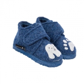 Pantofole per bambini NANGA con motivo di orso polare