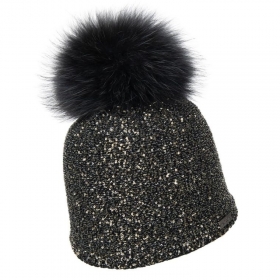 Cappello Norton in lana merino con pompon