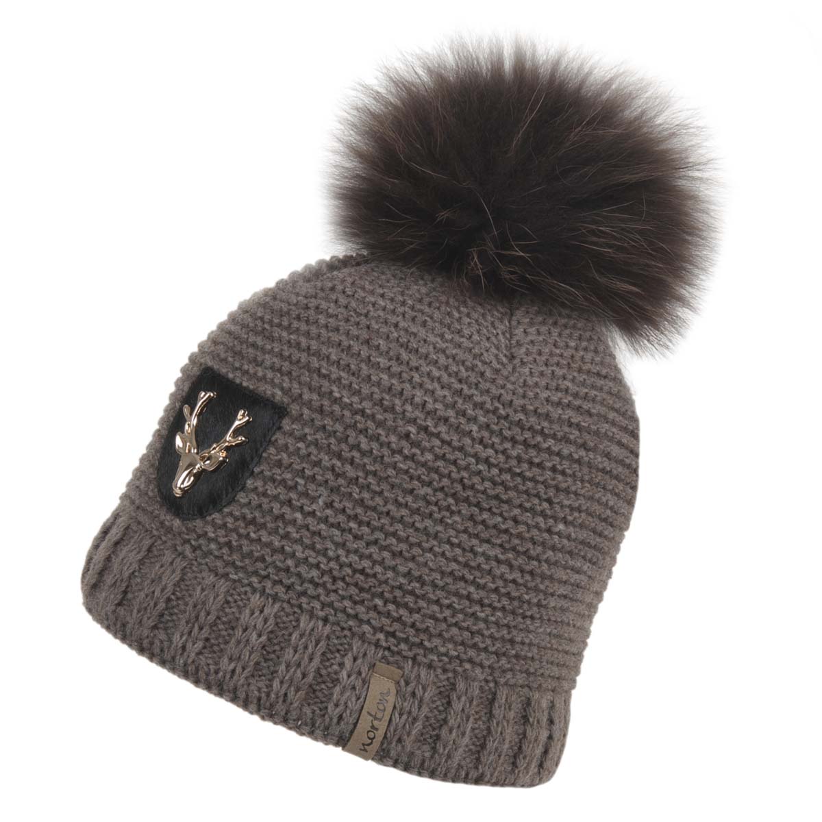 Cappello a maglia Vivisence da donna - cappello con pompon Cappello a maglia Vivisence da donna - cappello con pompon