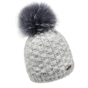 NORTON Cappello in maglia lurex con pompon