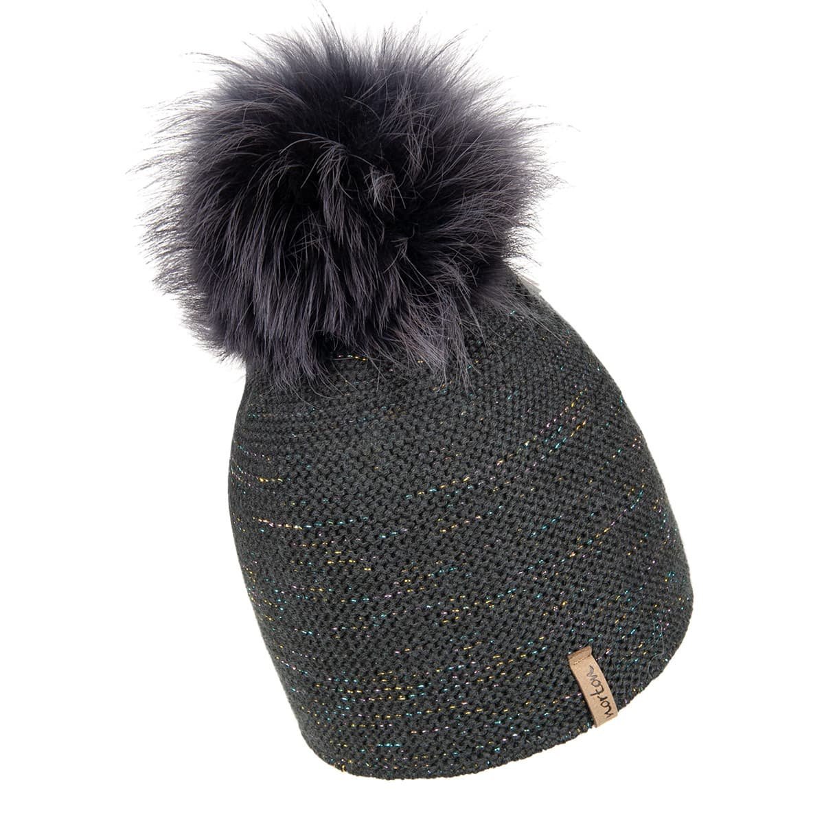 NORTON | berretto lana maglia con pompon volpe --\u003e cappelleria Hutstuebele  - cappelli e berretti per uomo donna bambino