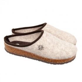 Pantofole da donna in feltro di lana