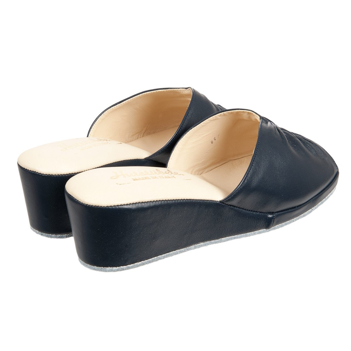 Pantofole Da Donna Absolute Footwear Con Tacco E Motivo Floreale – Velluto, Taglie 4-8 UK