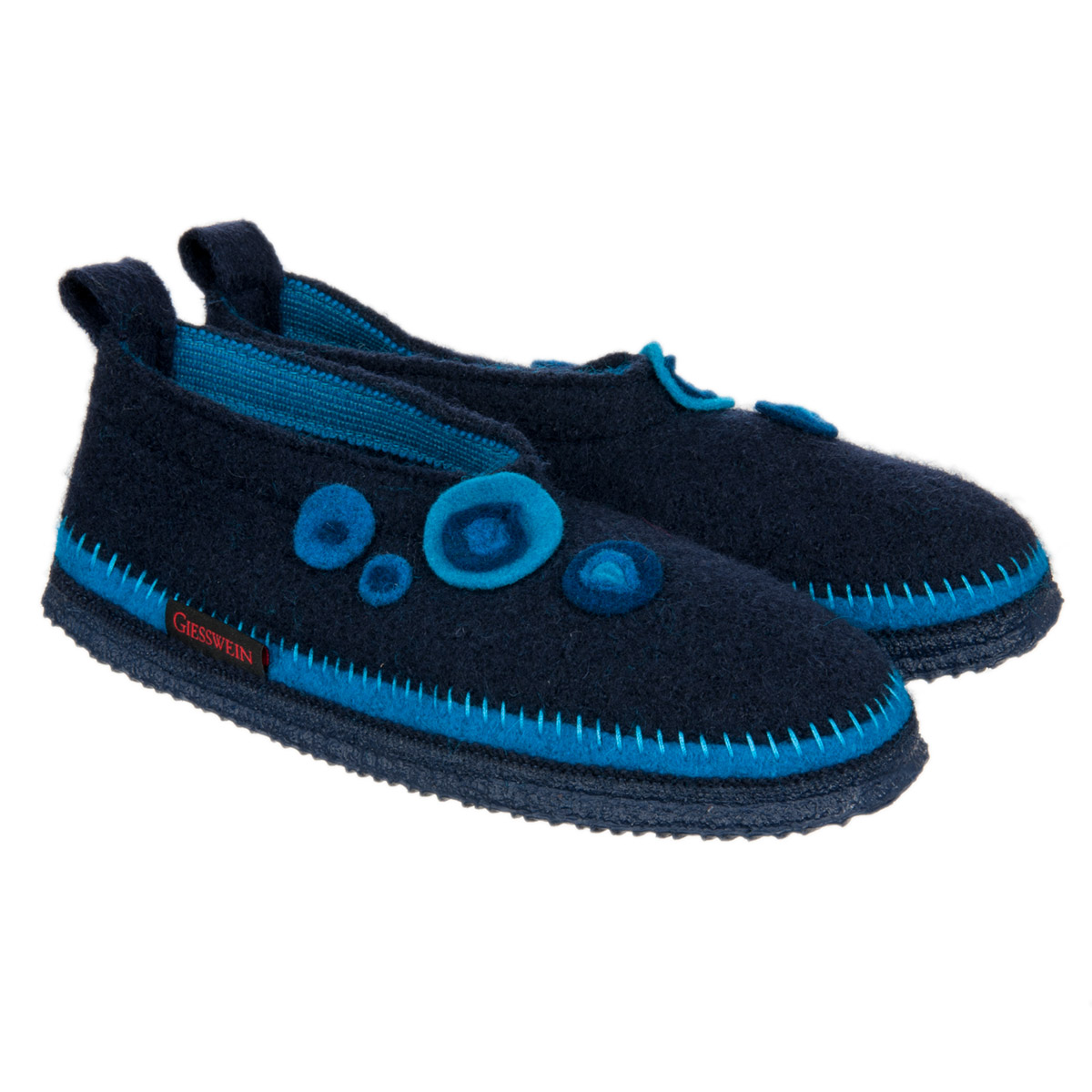 Giesswein Hohenau Pantofole Donna In Lana Vergine | Nero Taglia 41 EU | Ballerina Morbida Antiscivolo Per Casa