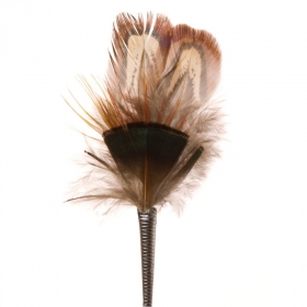 piume con vasetto per il cappello