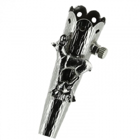 Manicotto decorato con capriolo, 4.4 cm