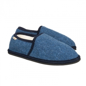 Pantofole di lana premium con suola rigida