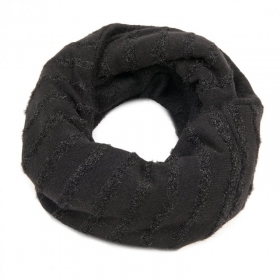 Elegante sciarpa ad anello da donna Righe Lurex
