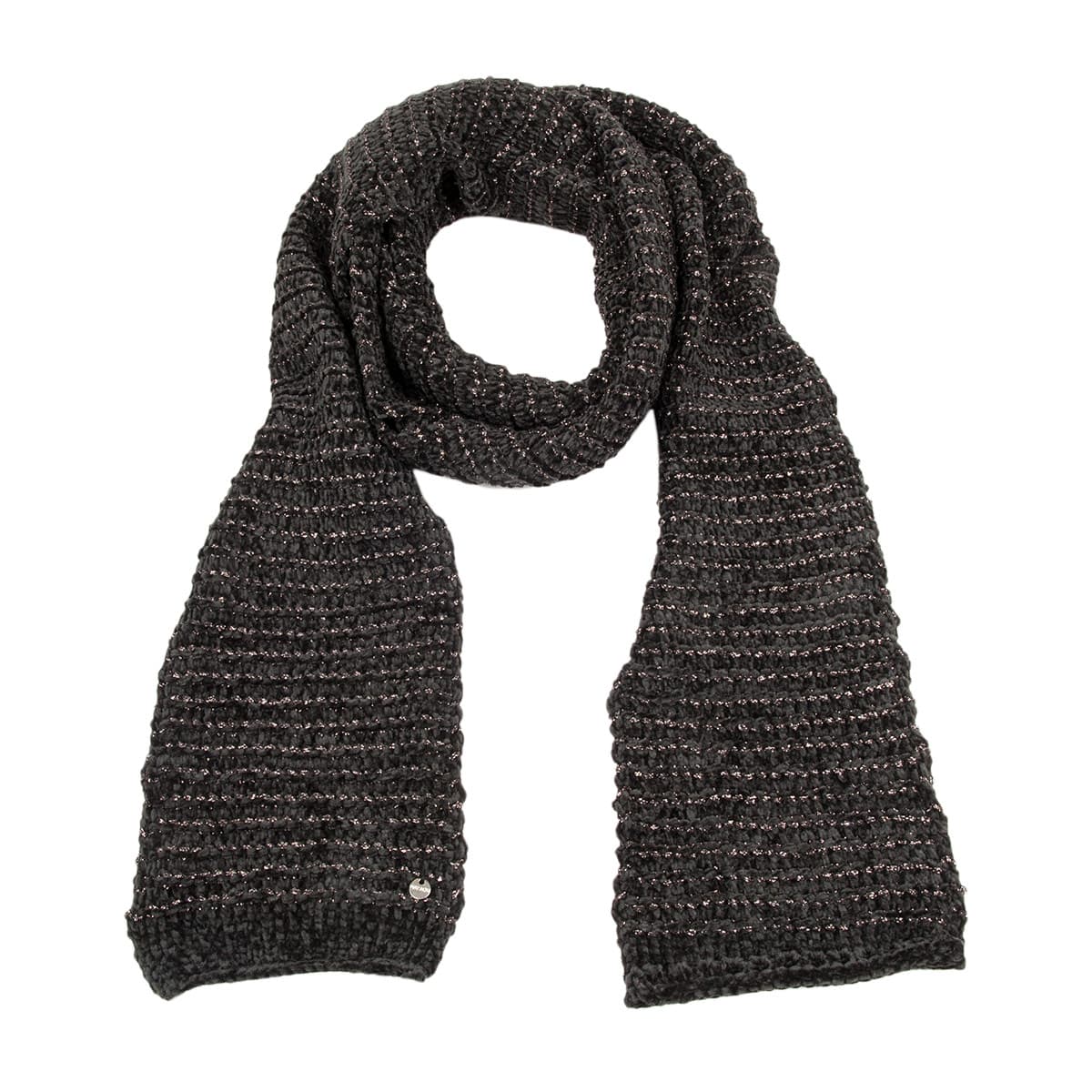 Lussuosa sciarpa da donna Ciniglia con lurex