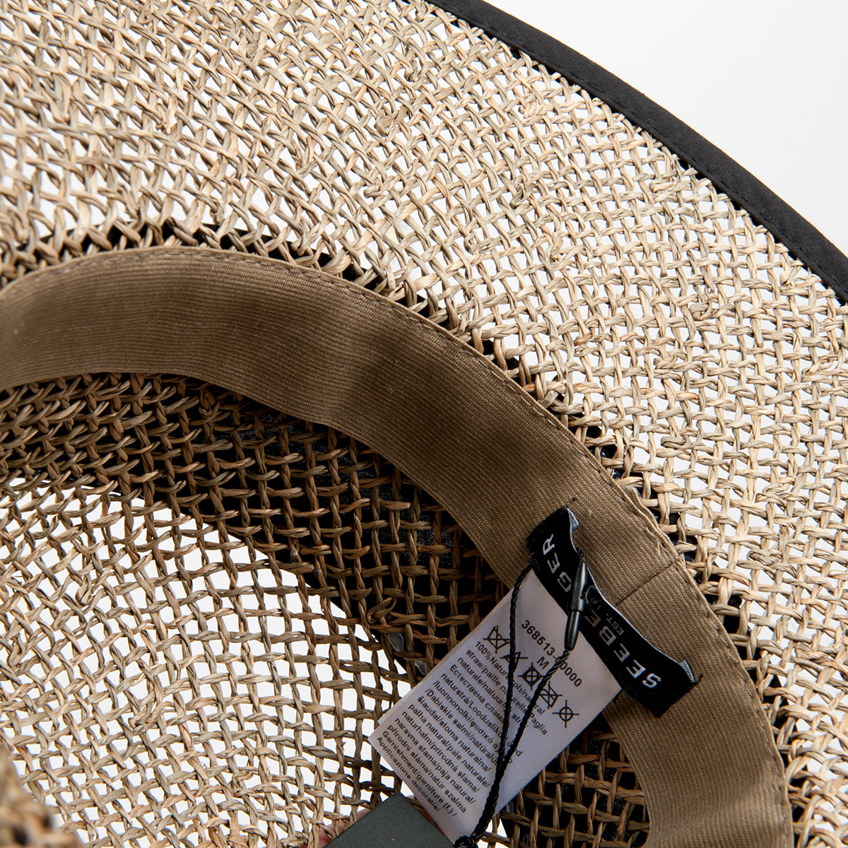 Cappello paglia naturale con nastro | Da 2,63