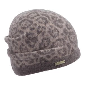 Berretto Seeberger in look leopardato