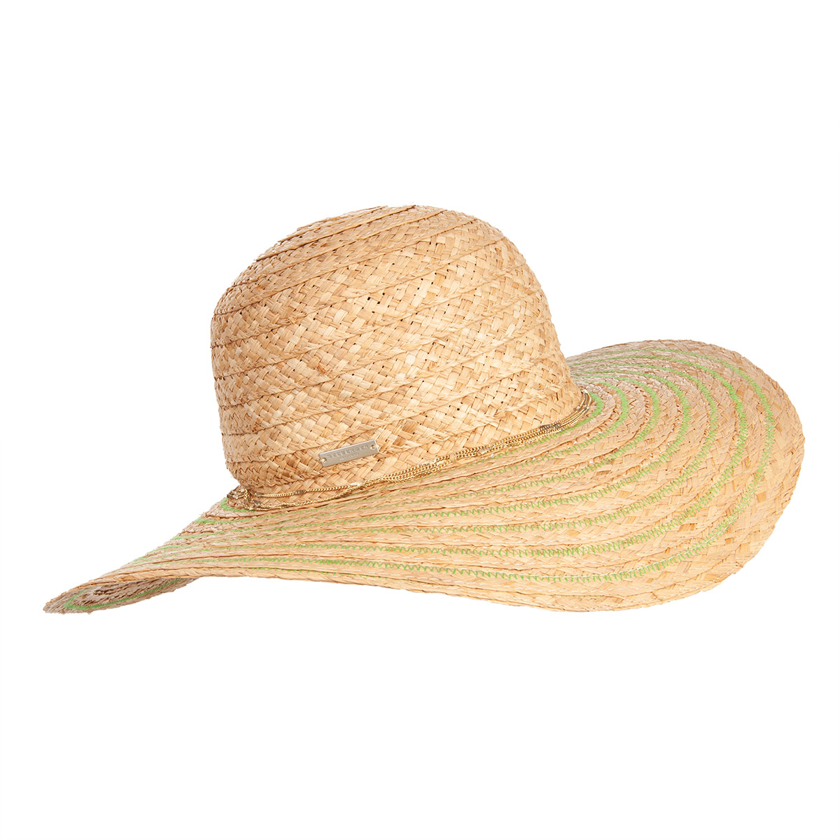 Cappello da donna in paglia di rafia SEEBERGER