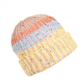 Cappello lavorato a maglia SEEBERGER in colori a righe