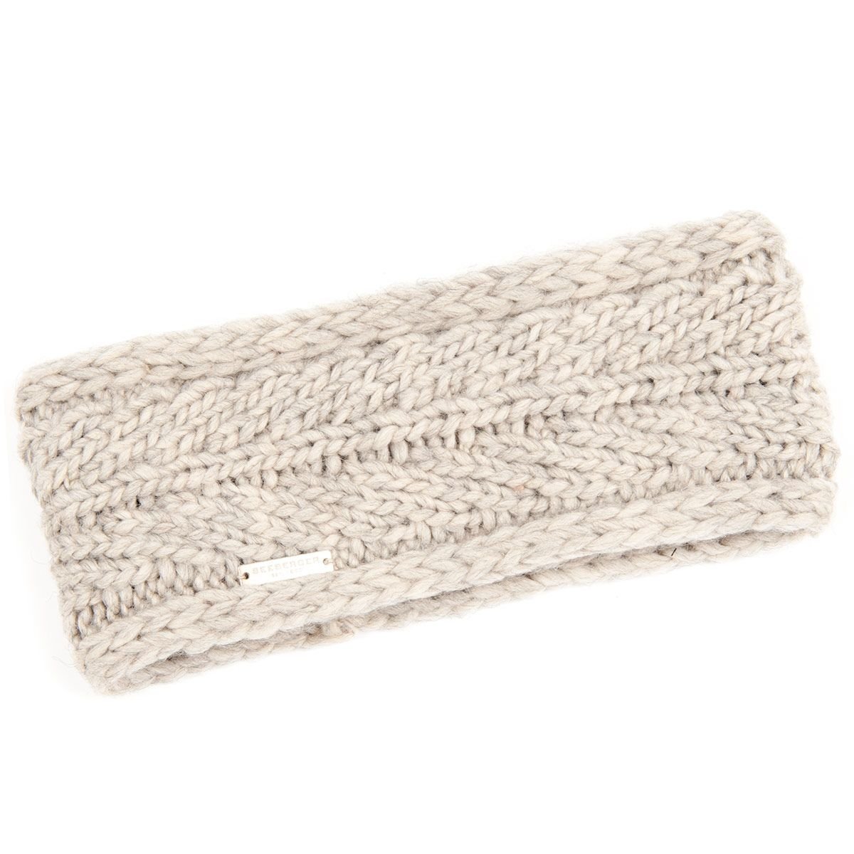 LIERYS Fascia Copriorecchie in Maglia A Coste Lana Vergine Made in Germany Unisex Autunno Inverno
