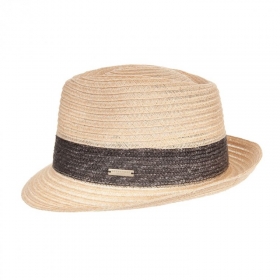 SEEBERGER | Elegante trilby a treccia di paglia