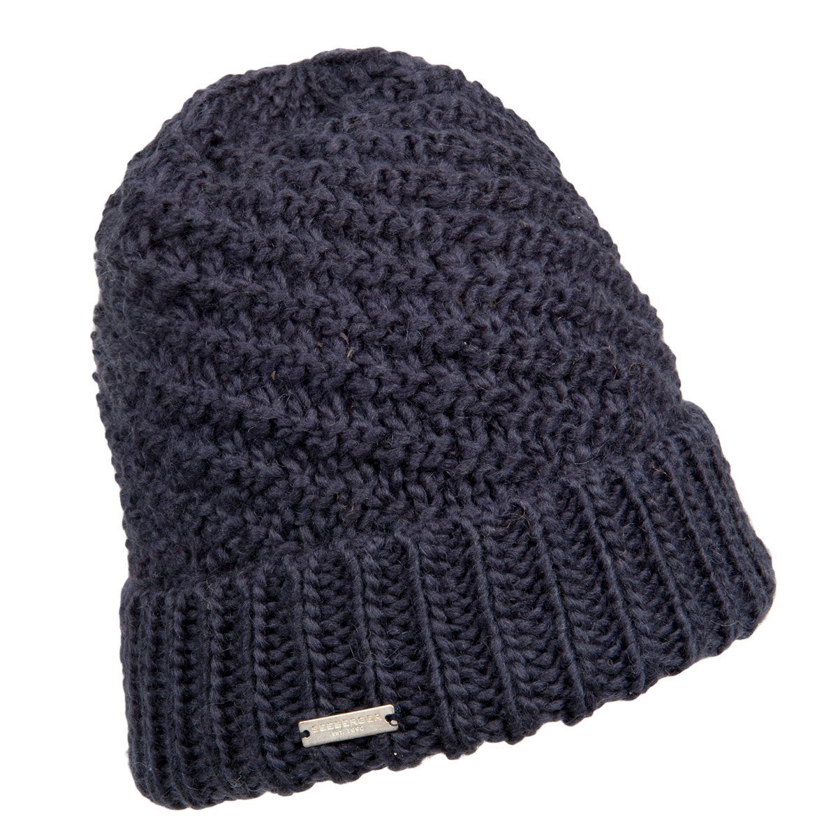 SEEBERGER| berretto lana con risvolto --\u003e cappelleria Hutstuebele -  cappelli e berretti per uomo donna bambino