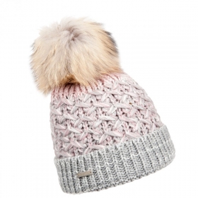 SEEBERGER cappello multicolore con pompon da donna