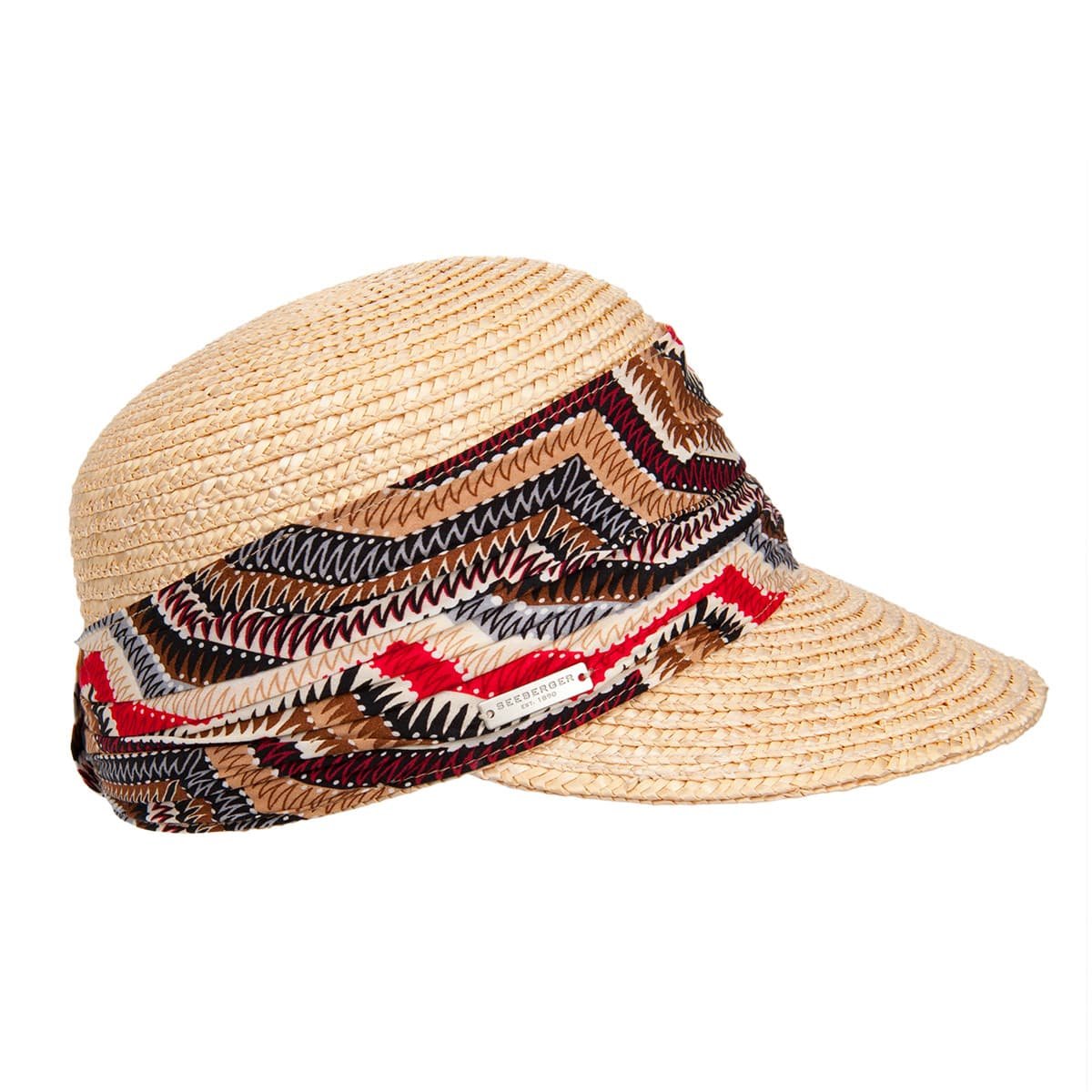SEEBERGER | berretto visiera paglia per donna --\u003e cappelleria Hutstuebele -  cappelli e berretti per uomo donna bambino