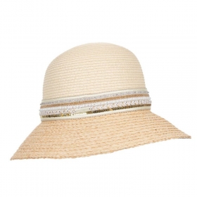 SEEBERGER Cloche Elegante con Paillettes