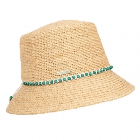 Cappello a Secchiello SEEBERGER in Rafia