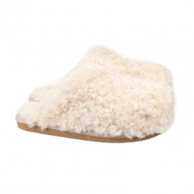 SHEPHERD   Pantofole in pura lana di montone da donna