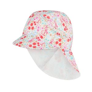 Cappello con visiera da bambina con protezione per il c
