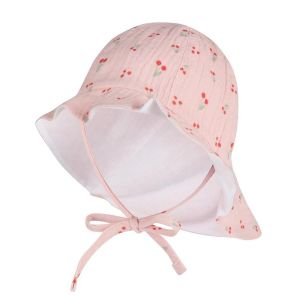 Cappello da sole per bambina con protezione per il collo