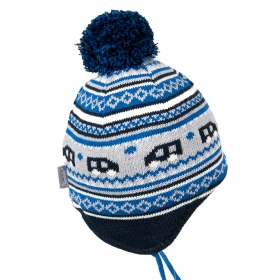 Cappello in maglia con pompon STERNTALER