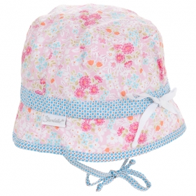 Cappello in tessuto con orecchie e protezione UV 50+