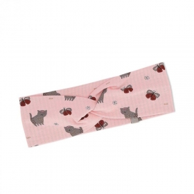 Fascia per bambini con gatti e farfalle