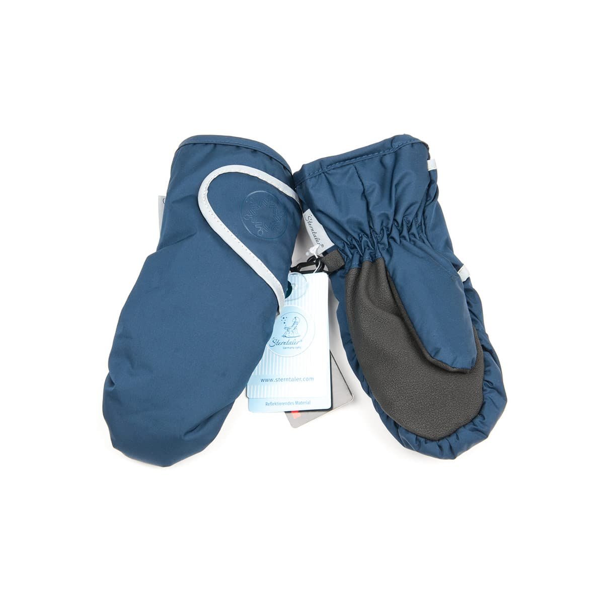 Sterntaler Cappello Invernale Bimbo 6-9 Mesi (taglia 45) - Bianco, Con Visiera E Protezione Collo