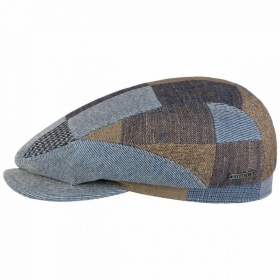 STETSON | Berretto piatto da uomo in lino