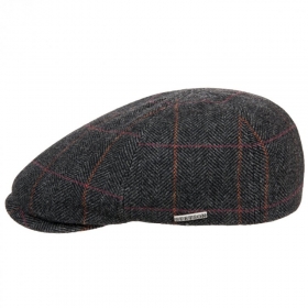 berretto uomo tipo flatcap Texas Wool firmato STETSON