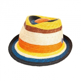 STETSON Trilby Cappello di Paglia Stile Allegro