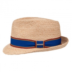 STETSON Cappello Trilby in paglia e rafia